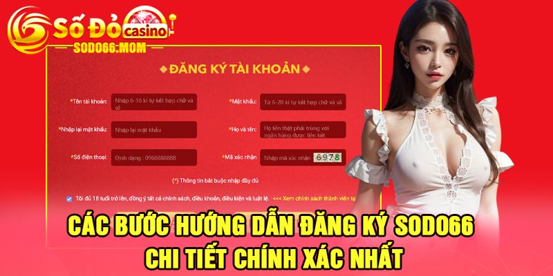 Các bước hướng dẫn đăng ký Sodo66 chi tiết chính xác nhất